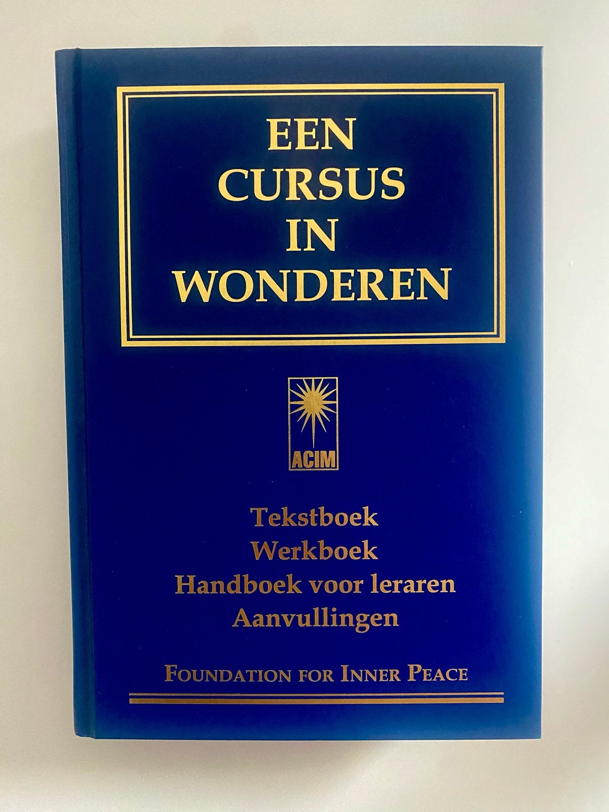 Een Cursus in Wonderen - Tekstboek, Werkboek, Handboek, Boeken, Ophalen of Verzenden, Nieuw, Spiritualiteit algemeen, Instructieboek