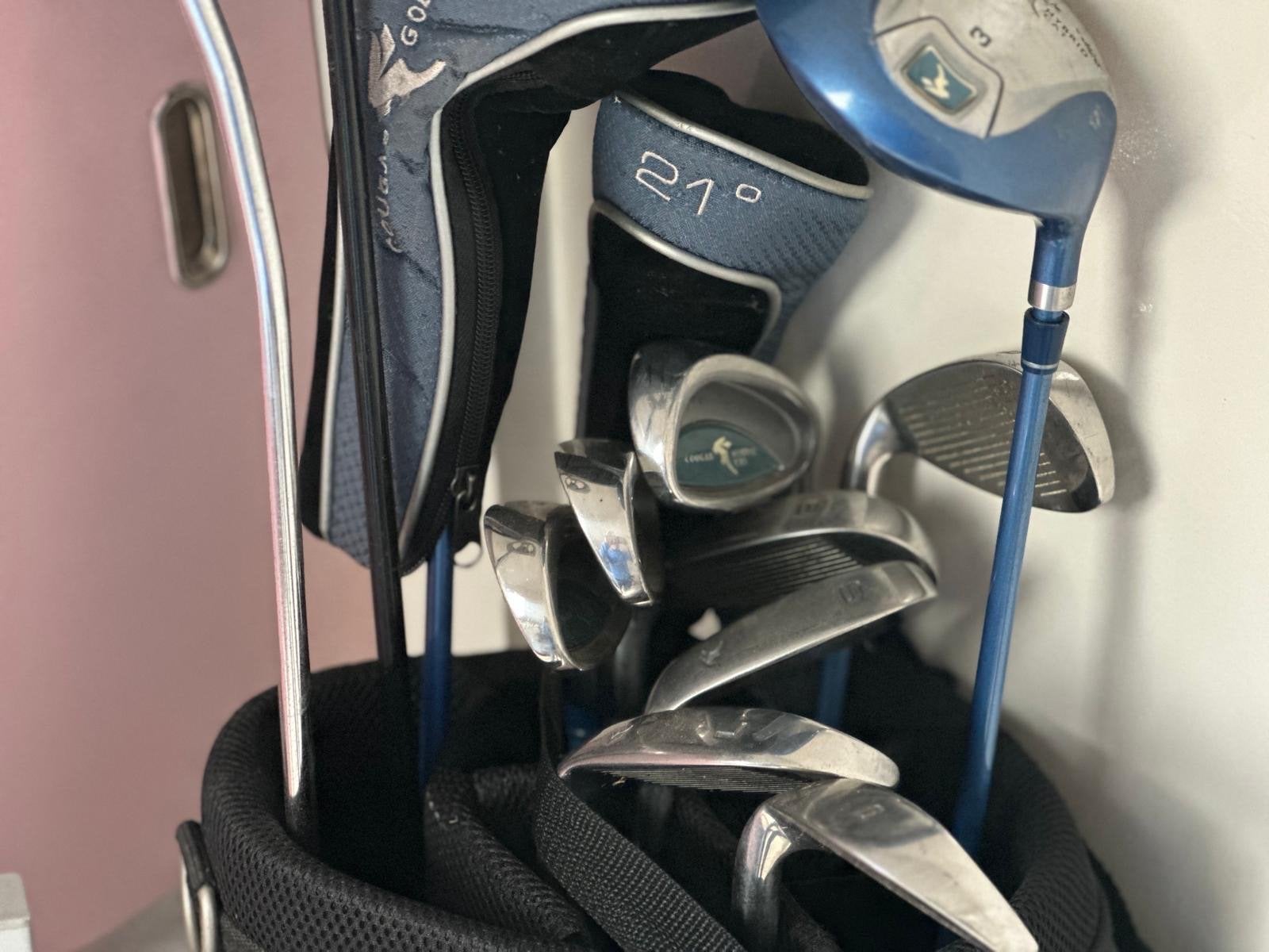 Complete golfset met trolley en alle accessoires, Sport en Fitness, Ophalen, Gebruikt, Set