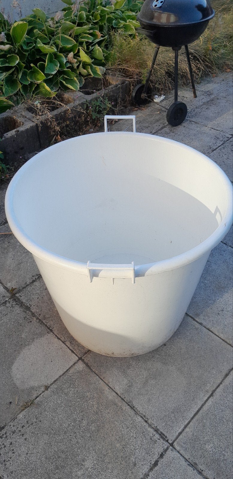 Witte kuip 125 liter, Ophalen, Gebruikt