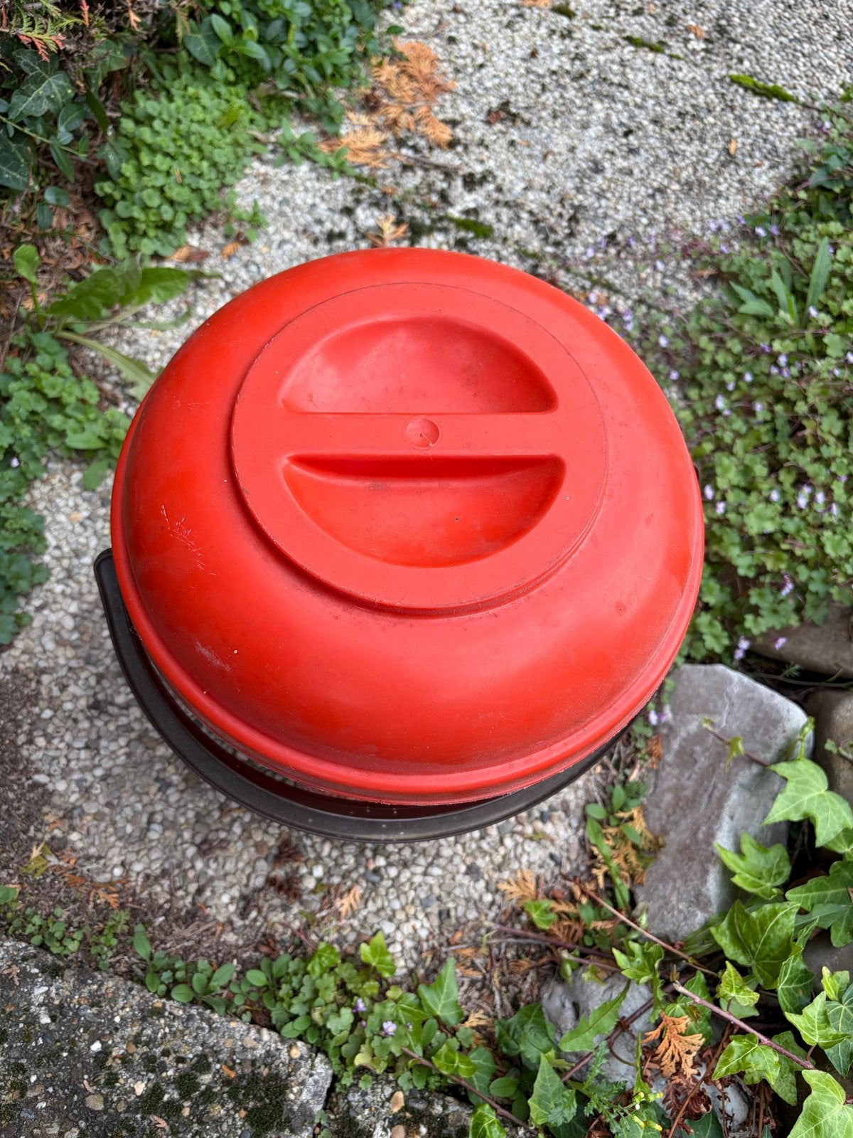 Vintage luieremmer met beertjes - gratis af te halen, Ophalen, Gebruikt