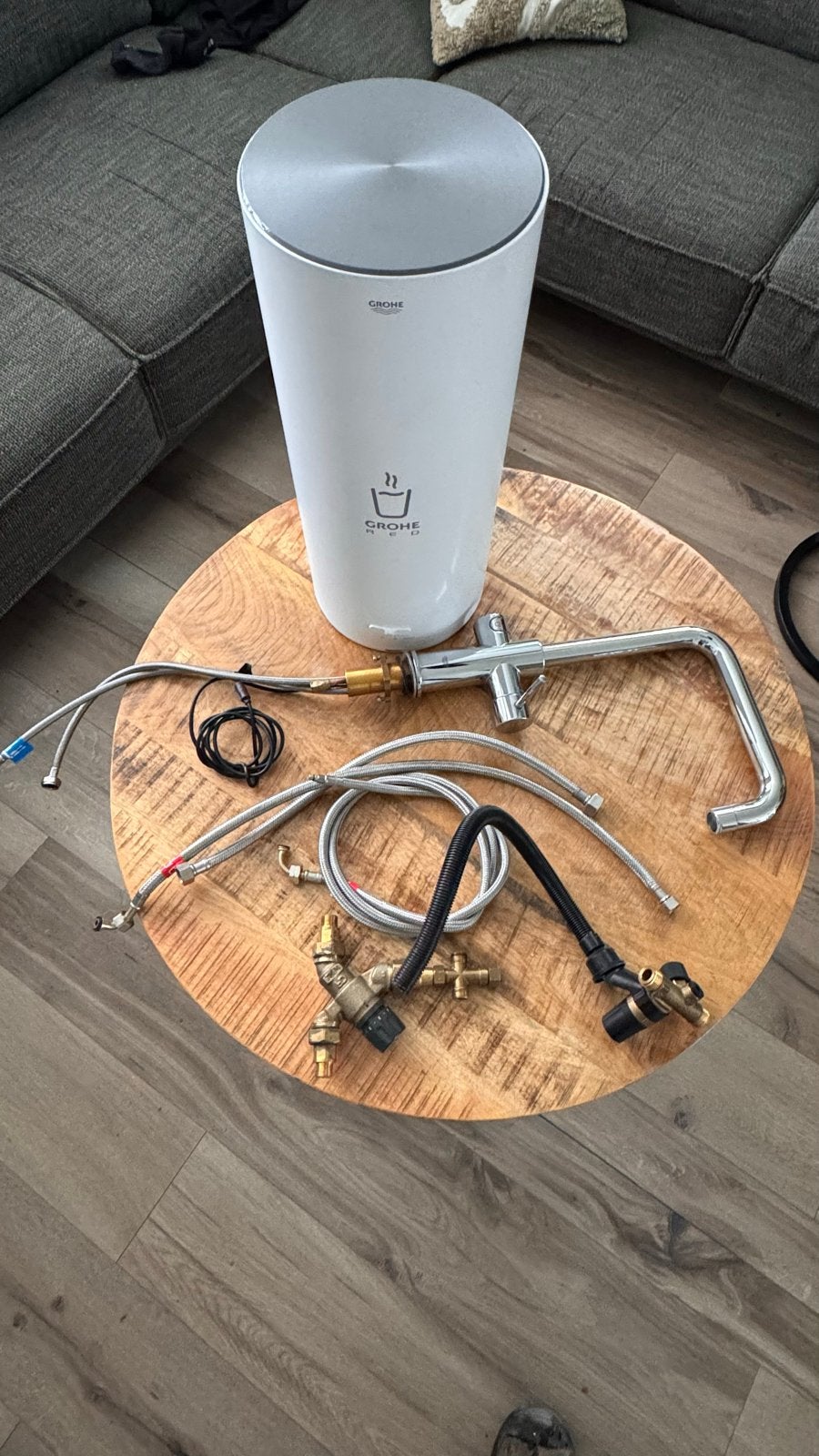 Grohe Red L kokendwaterkraan met boiler, Ophalen of Verzenden, Gebruikt
