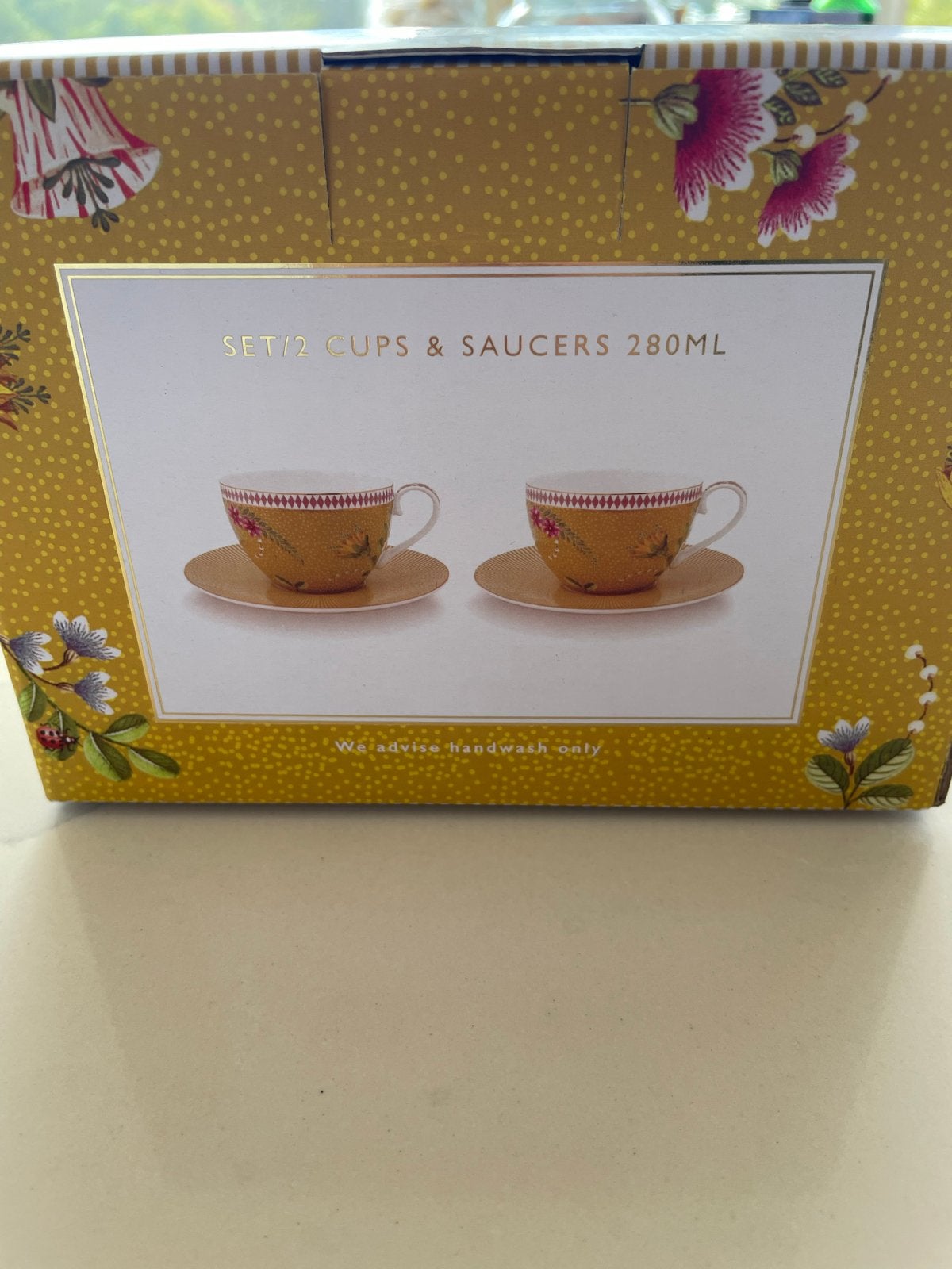 Pip Studio Royal Jardin Kop en Schotel Set - 280ml, Verzenden, Pip Studio, Nieuw, Modern