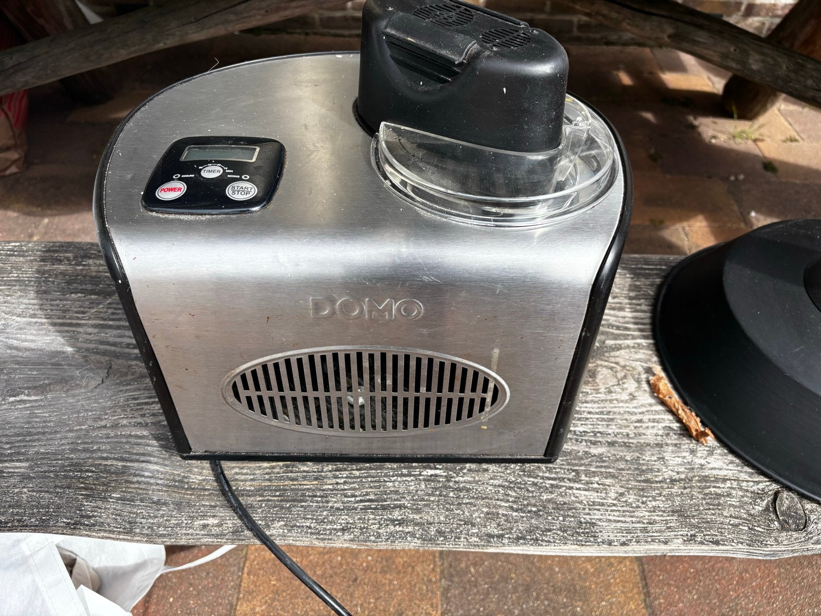 Domo ijsmachine met compressor, Ophalen, Gebruikt