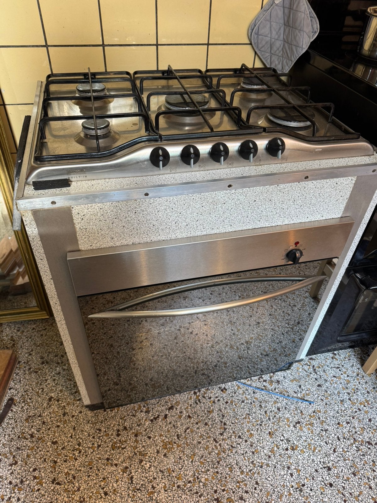 Gratis gasstel met oven, Ophalen, Gebruikt, Gas, Vrijstaand