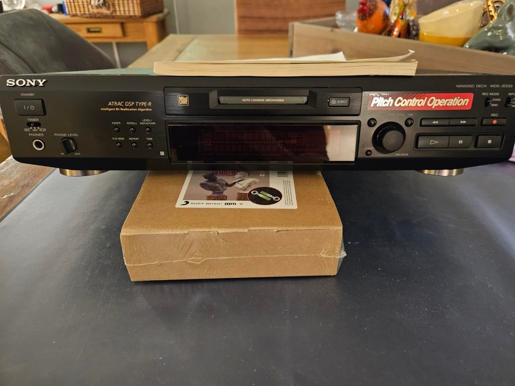 Sony  Minidisc Recorder JE 530, Audio, Tv en Foto, Walkmans, Discmans en Minidiscspelers, Ophalen of Verzenden, Minidisc-recorder