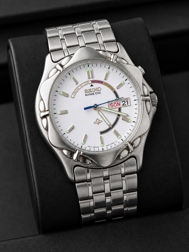 Seiko herenhorloge Kinetic, Ophalen of Verzenden, Staal, Seiko, 1960 of later