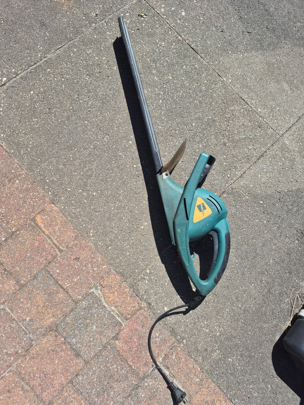 Greenway elektrische heggenschaar, Tuin en Terras, Heggenscharen, Ophalen, Gebruikt, Elektrisch, Greenway