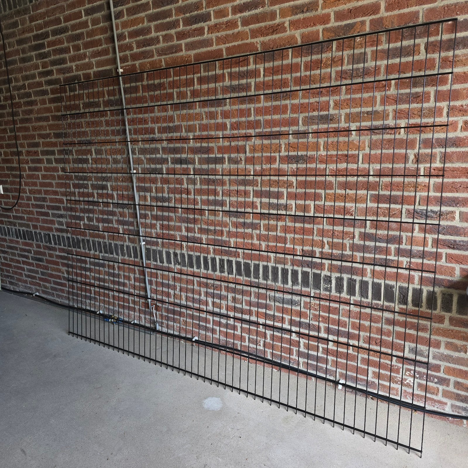 Zwart gaashekwerk voor tuin of erf., Ophalen, Nieuw, IJzer, Gaashekwerk