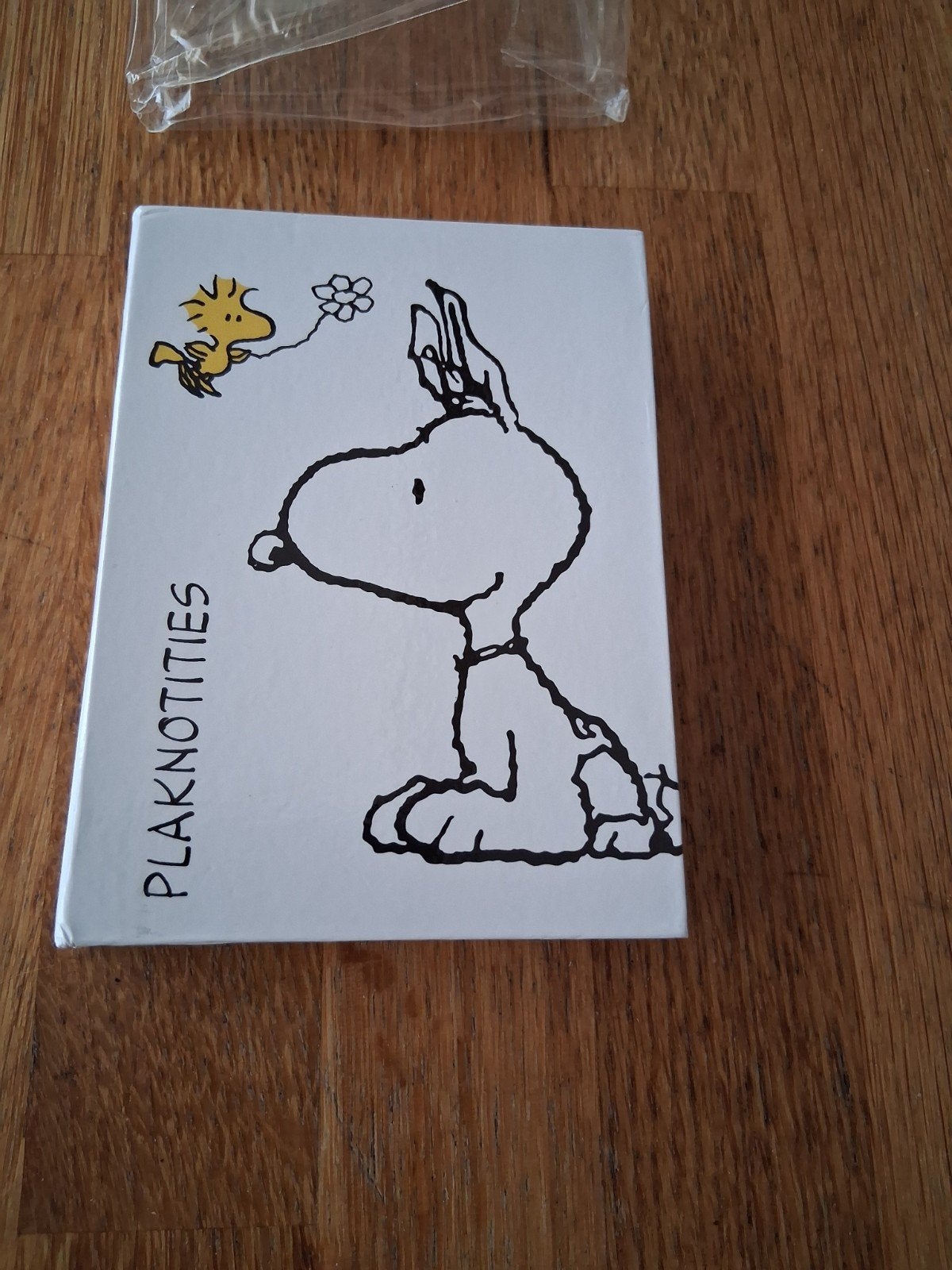 Snoopy Peanuts Plaknotitie boekje, Ophalen of Verzenden, Zo goed als nieuw