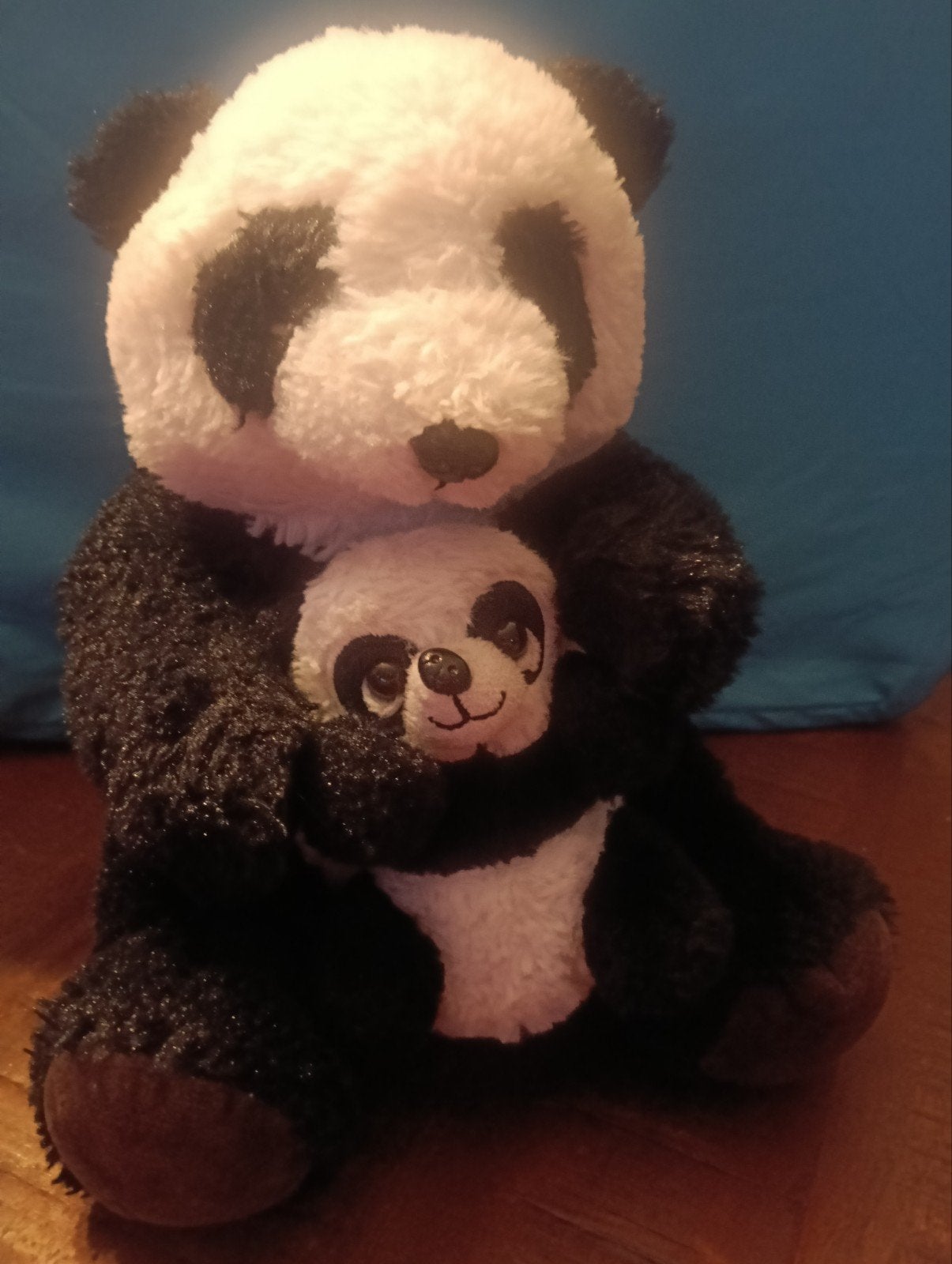 Schattige panda knuffel met baby panda, Ophalen, Overige merken, Overige karakters, Overige typen