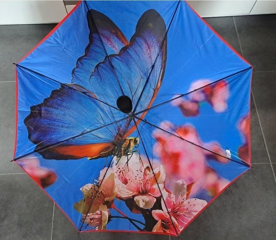 Paraplu vlinder, Ophalen of Verzenden, Nieuw, Rood