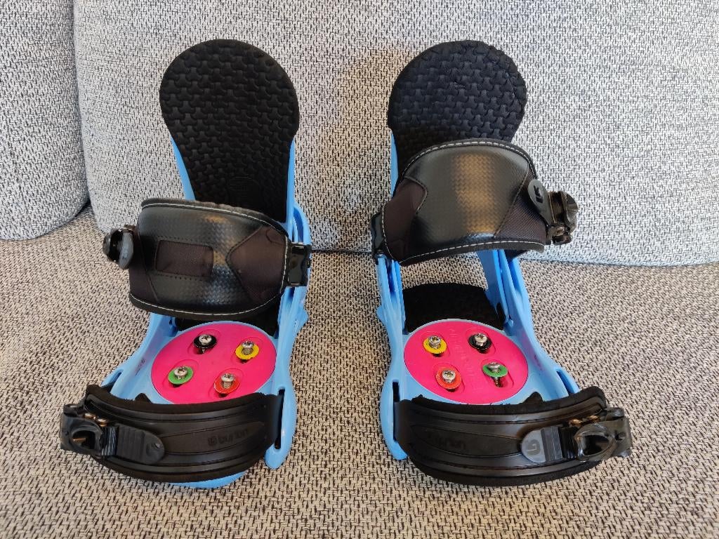 Burton snowboardbindingen (maat M), Sport en Fitness, Snowboarden, Ophalen of Verzenden, Gebruikt, Bindingen