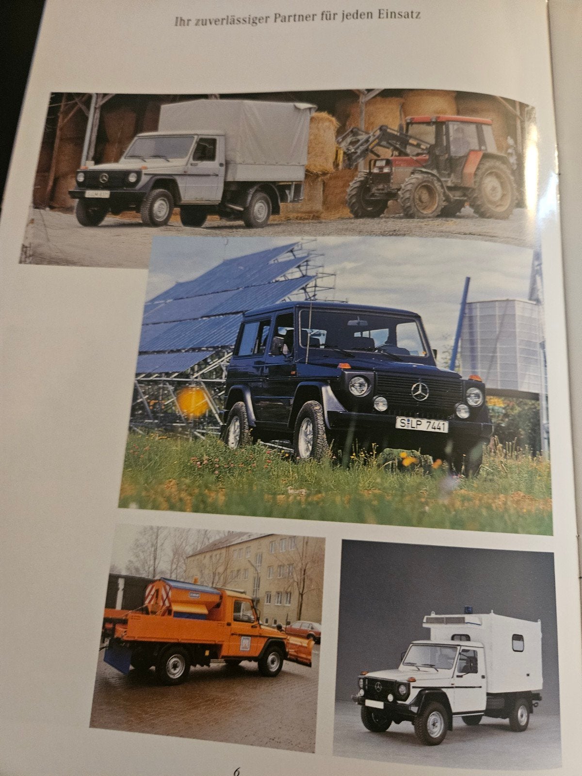 Brochure Mercedes-Benz G-klasse 290 GD 1996, Ophalen of Verzenden, Zo goed als nieuw, Mercedes