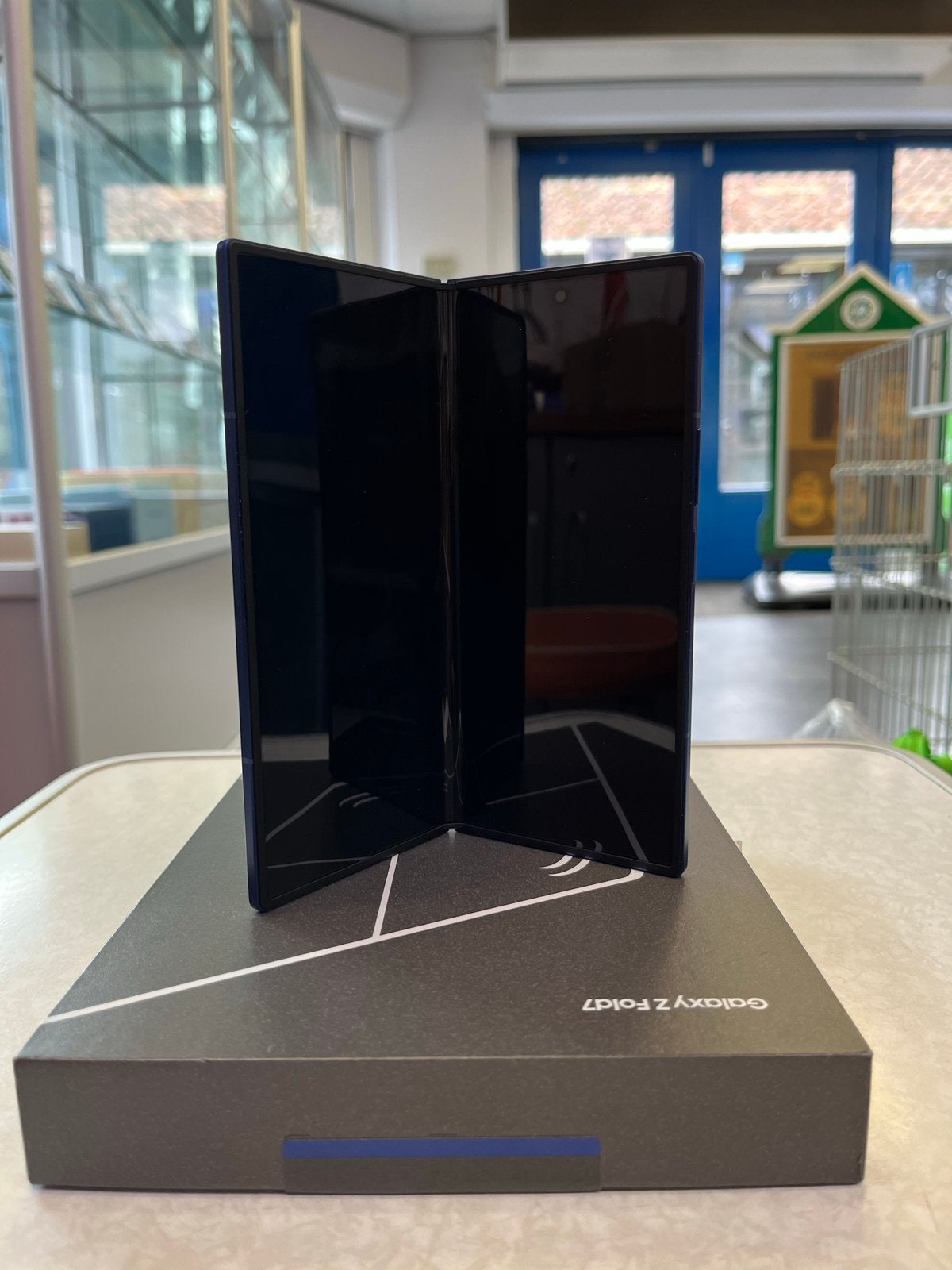 Samsung Z Fold 7 - 256GB Blue - Zo goed als nieuw - Garantie, Telecommunicatie, Mobiele telefoons | Samsung, Blauw, Touchscreen