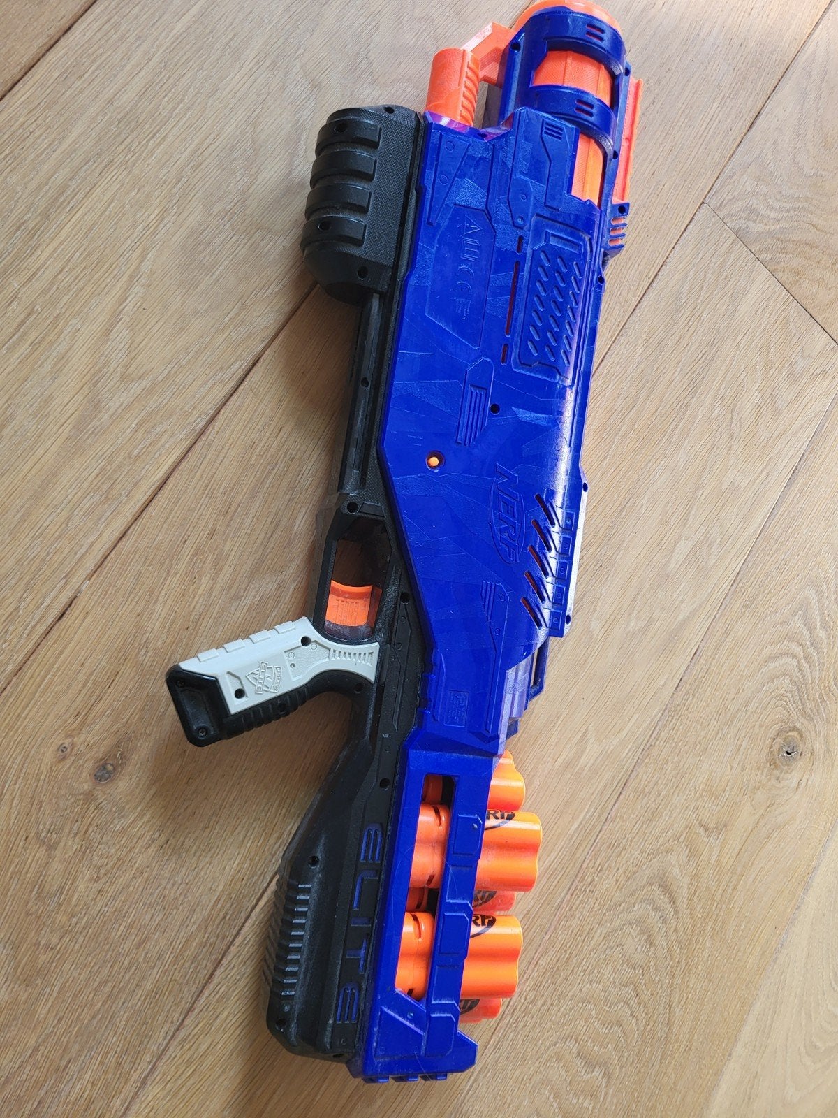 nerf pistool trilogie ds-15, Ophalen, Gebruikt