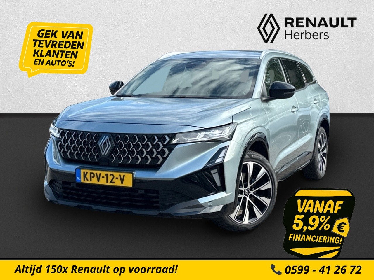 Renault Espace E-Tech full hybrid 200 techno 7p. NIEUW MODEL