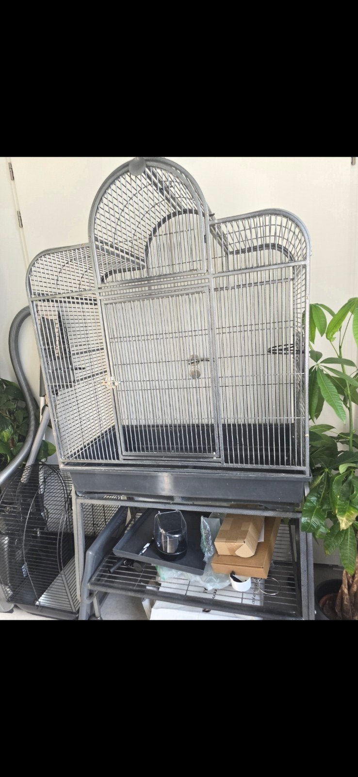 Vogel huisdier kooi, reiskooi en extra's, Dieren en Toebehoren, Ophalen, Metaal, Vogelkooi