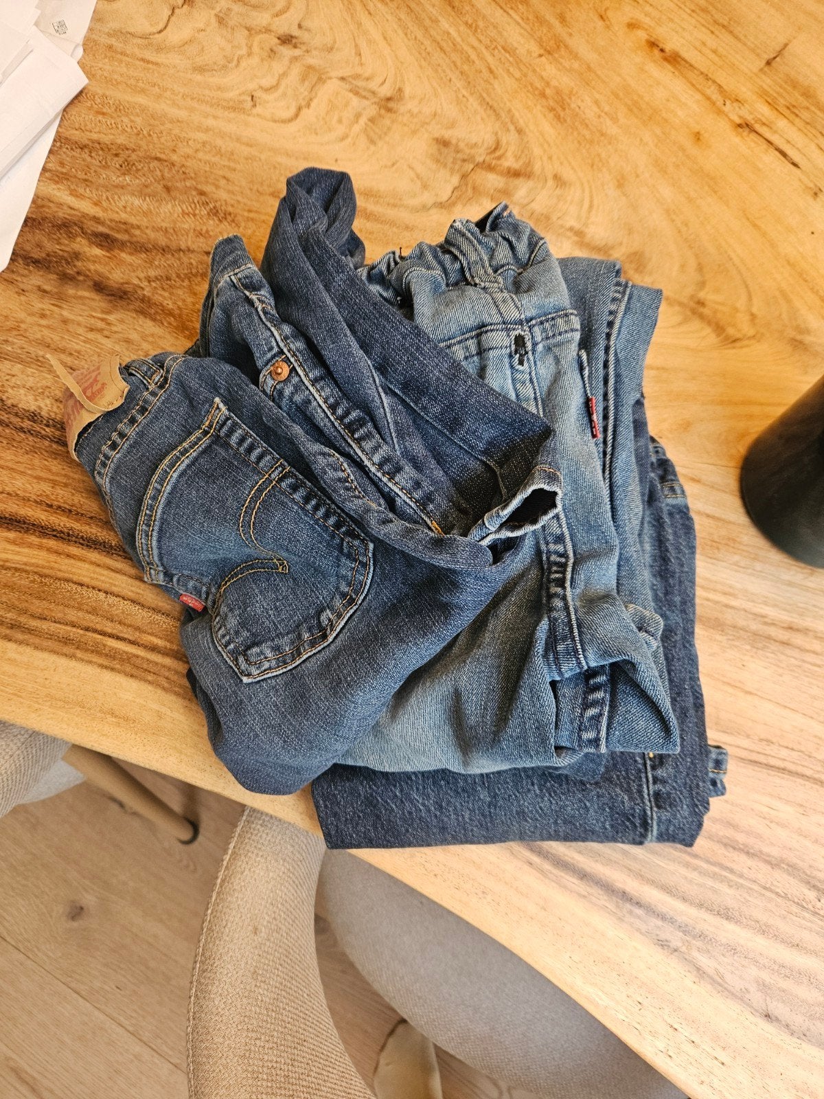 4 Levi's broeken, Broek, Gebruikt, Jongen of Meisje, Ophalen of Verzenden