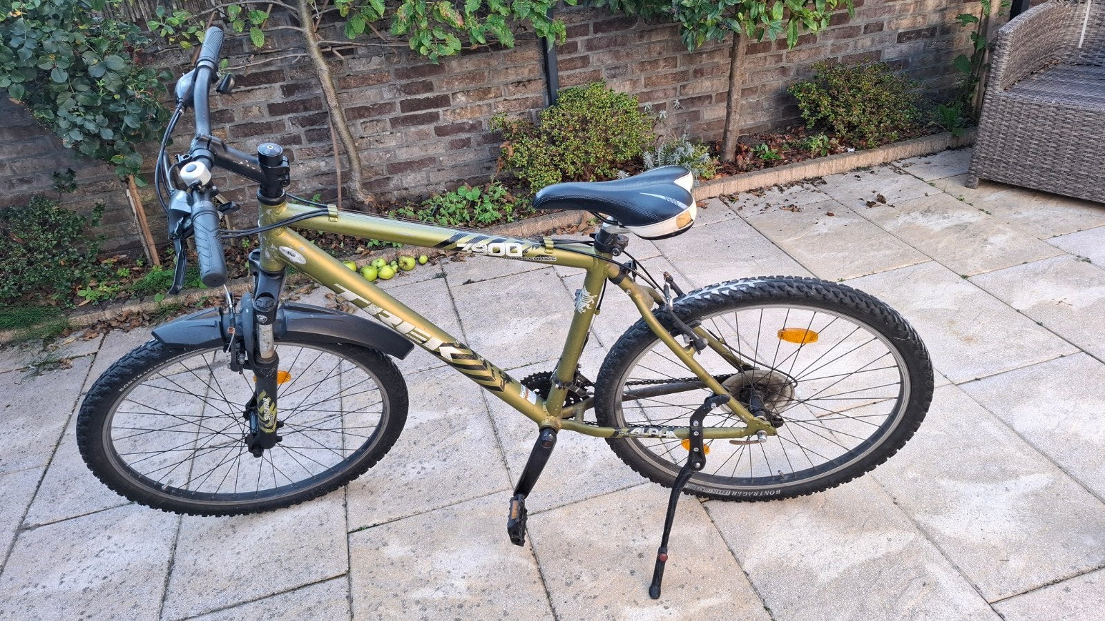 Trek 800 Mountainbike, Ophalen, Gebruikt, Velgrem, 49 tot 53 cm