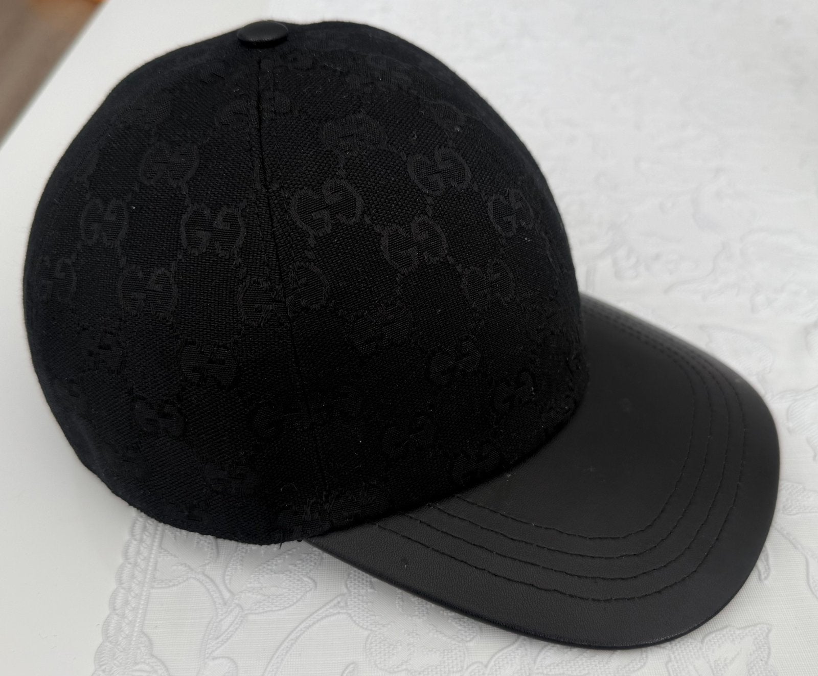 Gucci Pet Zwart Leer - Maat L - Nieuw, Ophalen of Verzenden, Nieuw, 58 of 59 cm (L, 7¼ of ⅜ inch), Pet