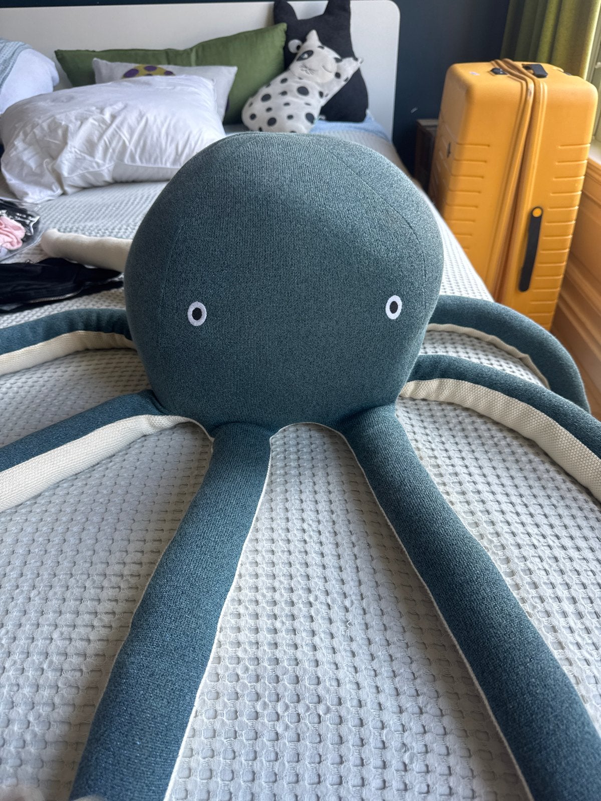 Grote Meri Meri Octopus Knuffel - Zo goed als nieuw, Groen, Overige merken, Overige karakters, Overige typen