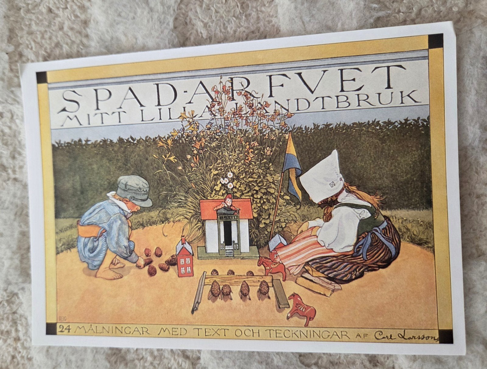 Carl Larsson Ansichtkaart - Spadarvet, Verzamelen, Verzenden, Ongelopen, Kinderen