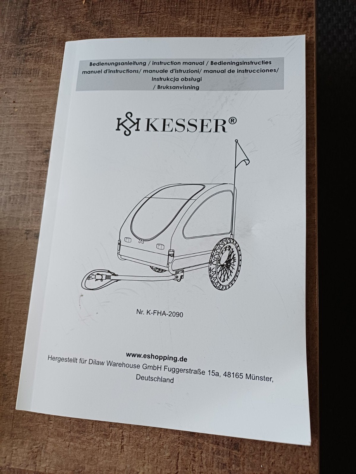 hondenfietskar, Dieren en Toebehoren, Ophalen, Zo goed als nieuw