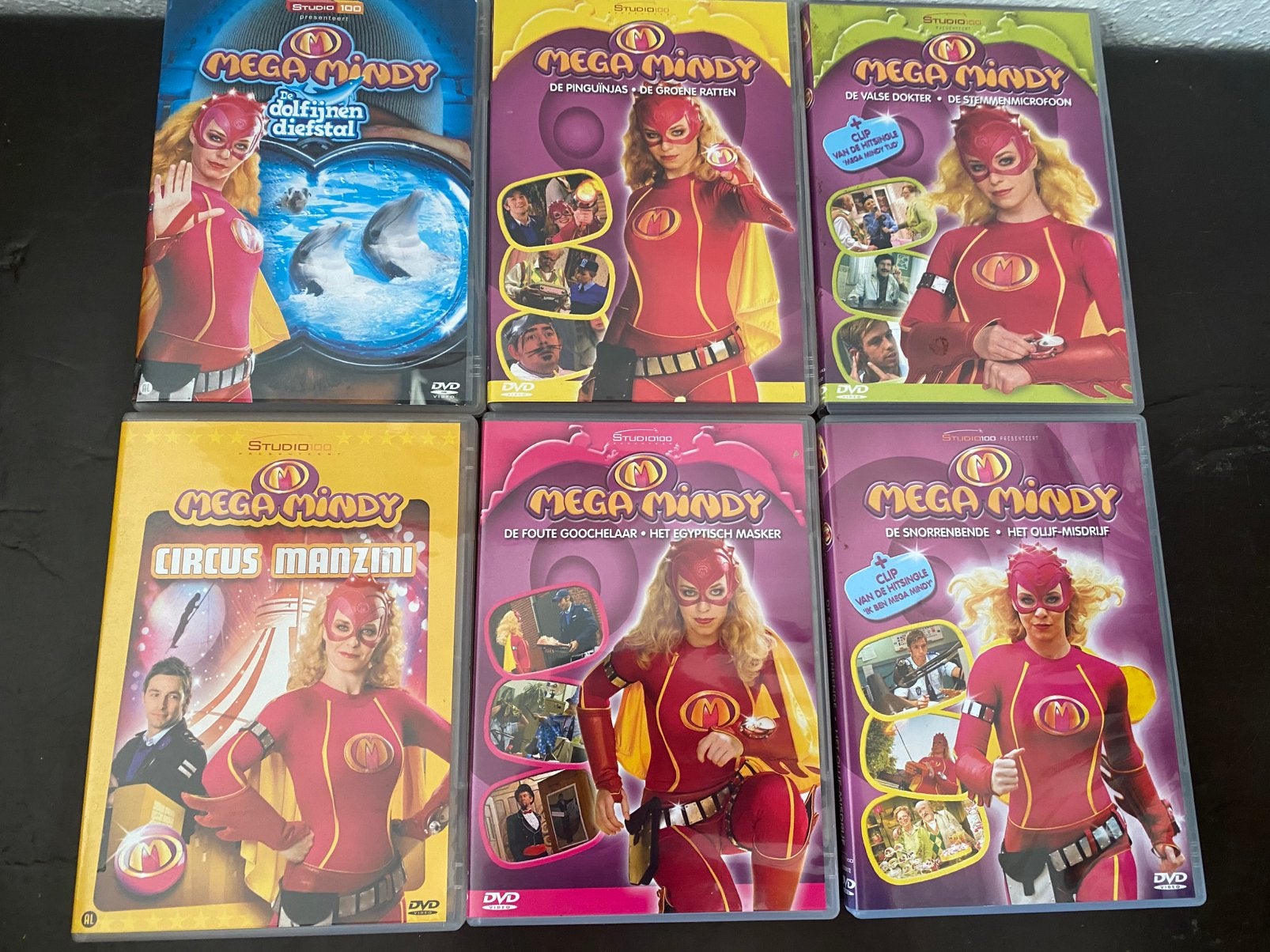 6x DVDs van Mega Mindy, Alle leeftijden, Ophalen of Verzenden, Zo goed als nieuw