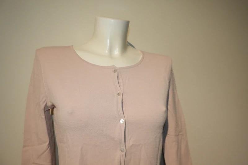 Marccain poeder roze vestje mooie kwaliteit stretch stof N2, Kleding | Dames, Verzenden, Zo goed als nieuw, Roze, Maat 36 (S)
