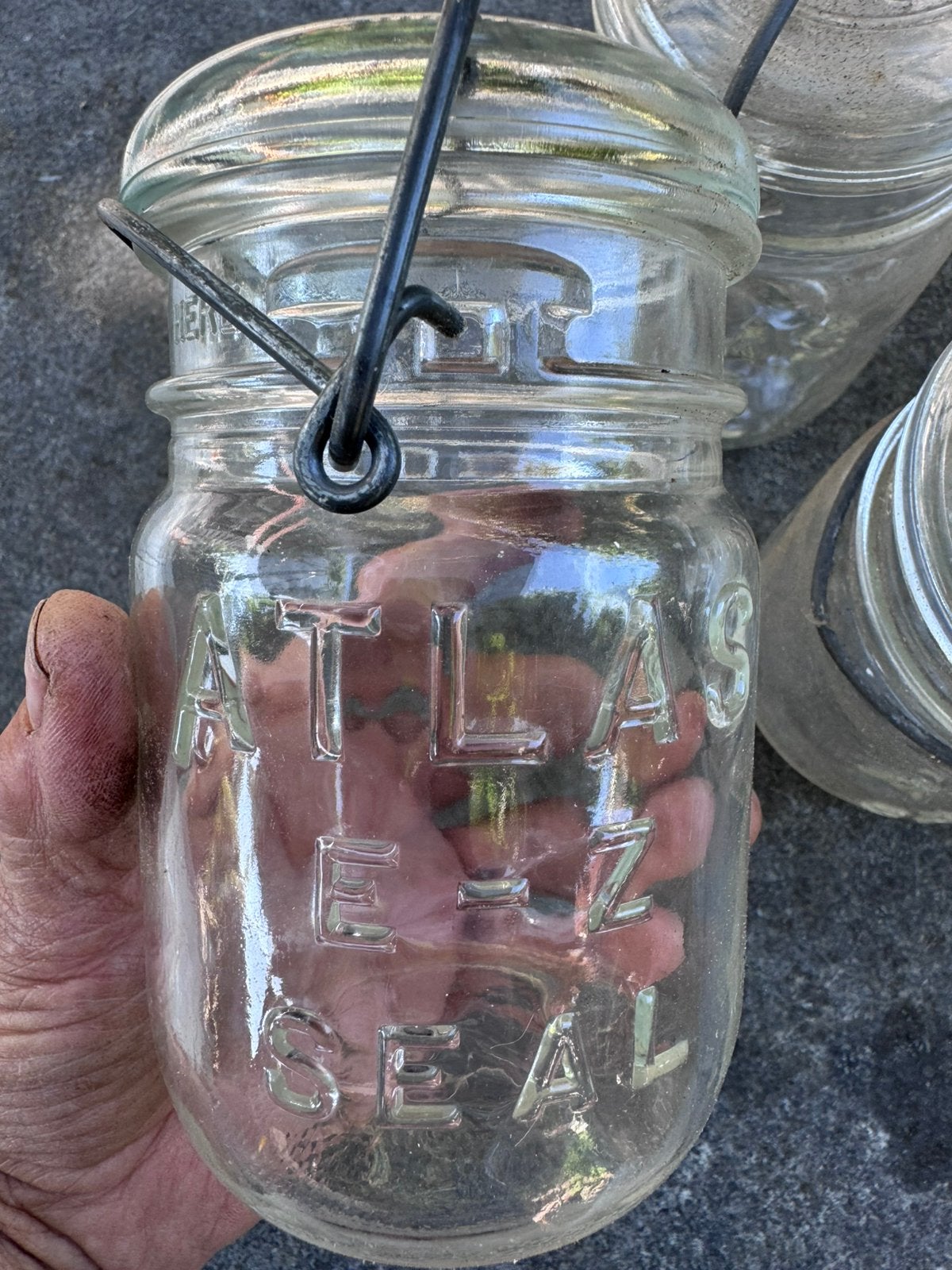 Weckpot Atlas E-Z seal, Ophalen of Verzenden, Gebruikt