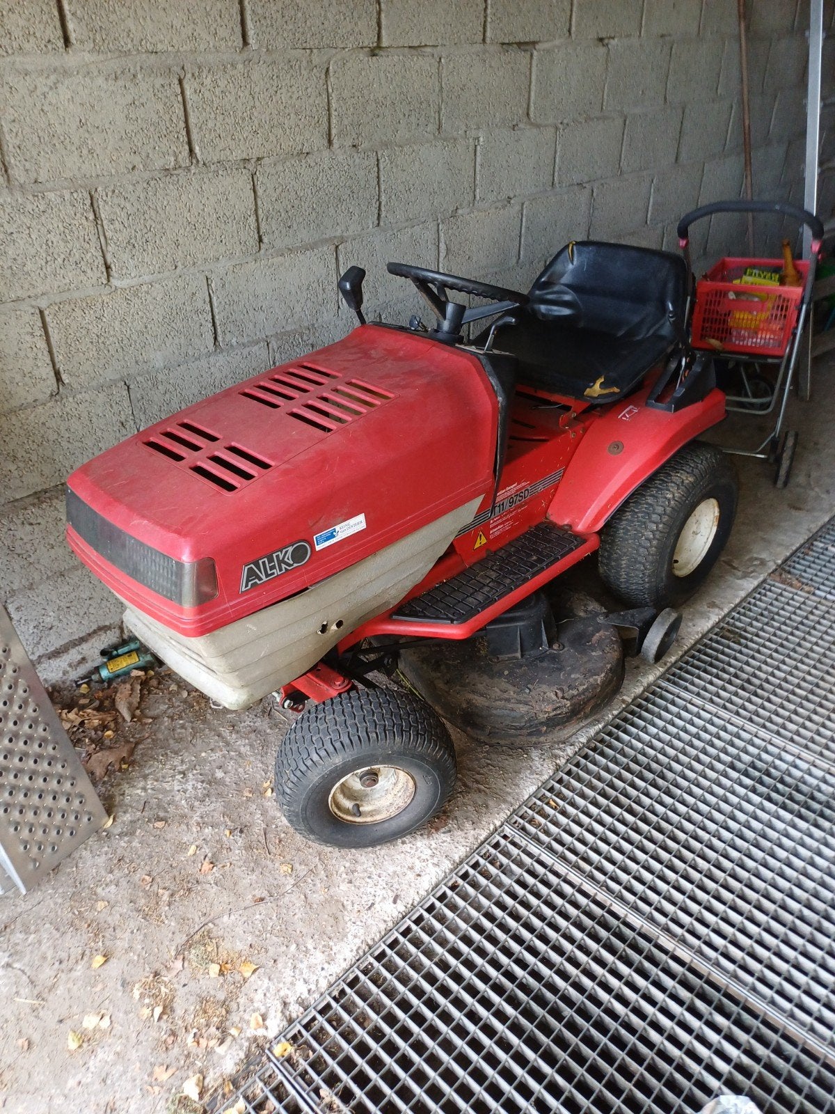 AL-KO T11/97SD Zitmaaier - opknapper loopt goed starten met, Ophalen, Gebruikt, AL-KO, 90 tot 120 cm