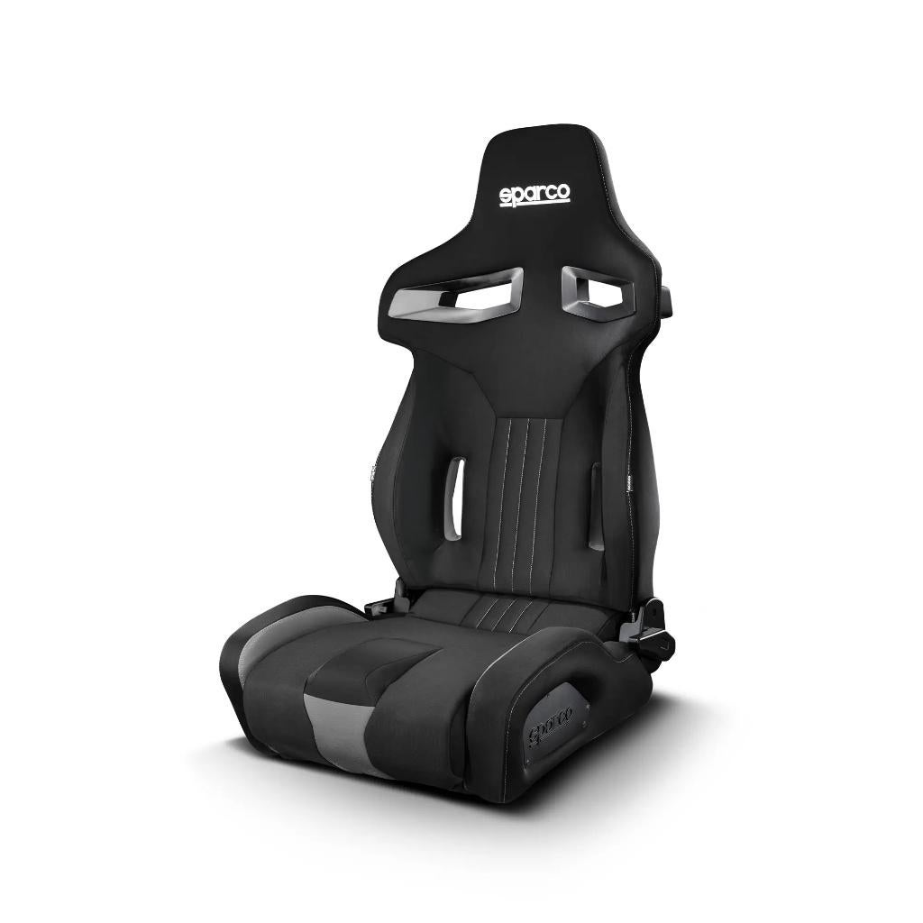 Sparco R333 Zwart Grijs Kuipstoel Sportstoel Racestoel, Ophalen of Verzenden