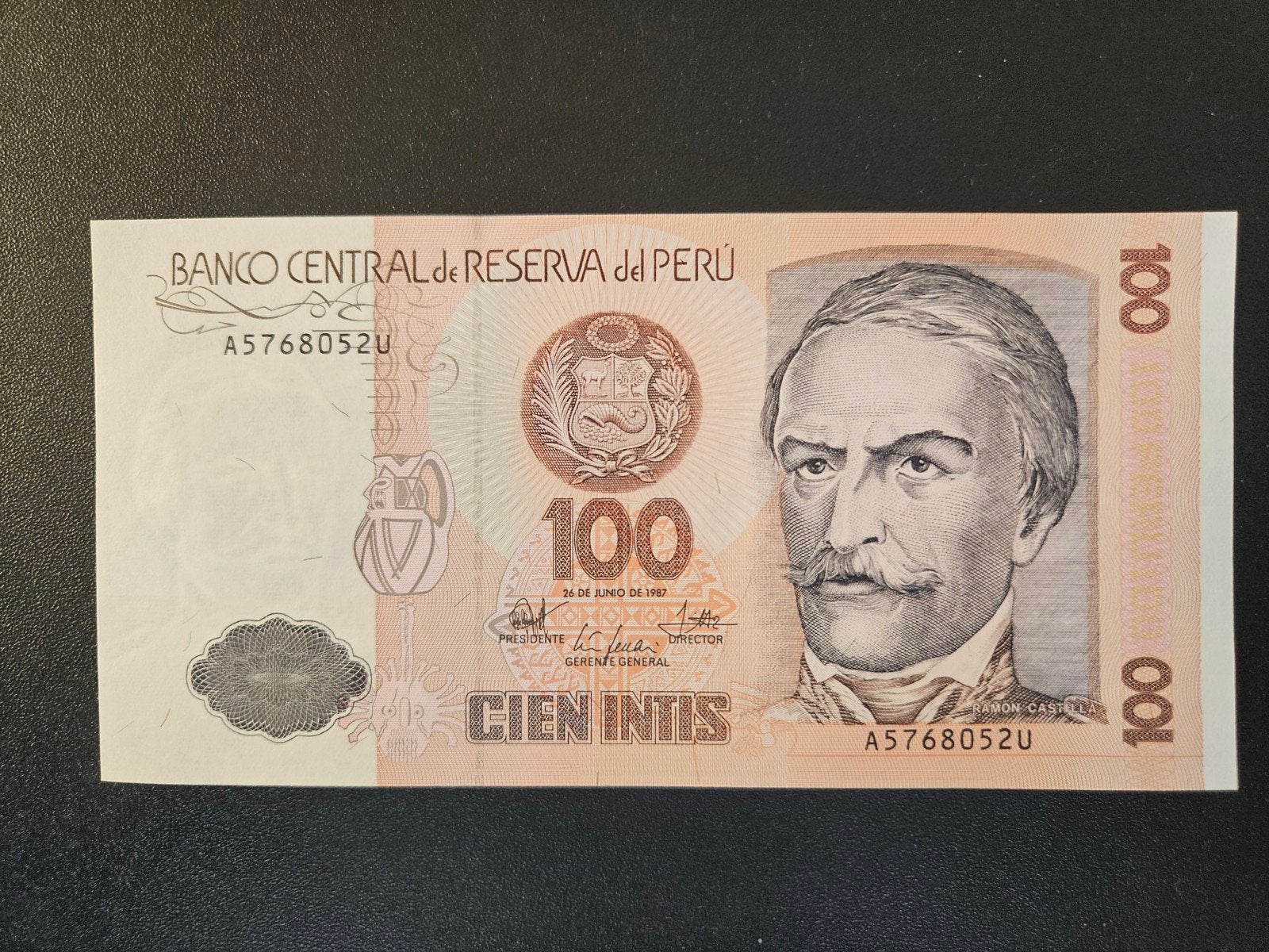 Peru pick 133 1987 UNC, Verzenden, Zuid-Amerika, Los biljet
