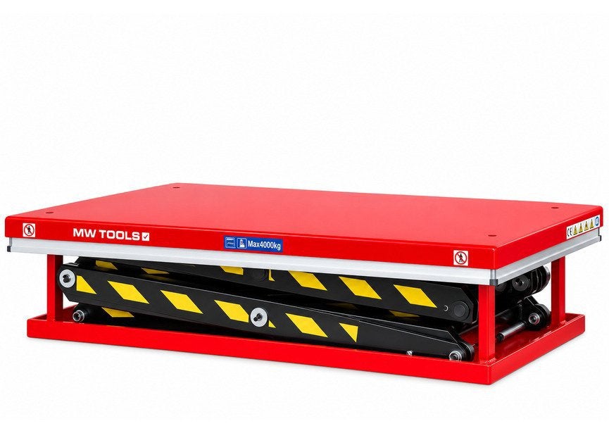 Elektro-hydraulische schaarheftafel 2050 MM 4000 KG 230V, Ophalen, Nieuw