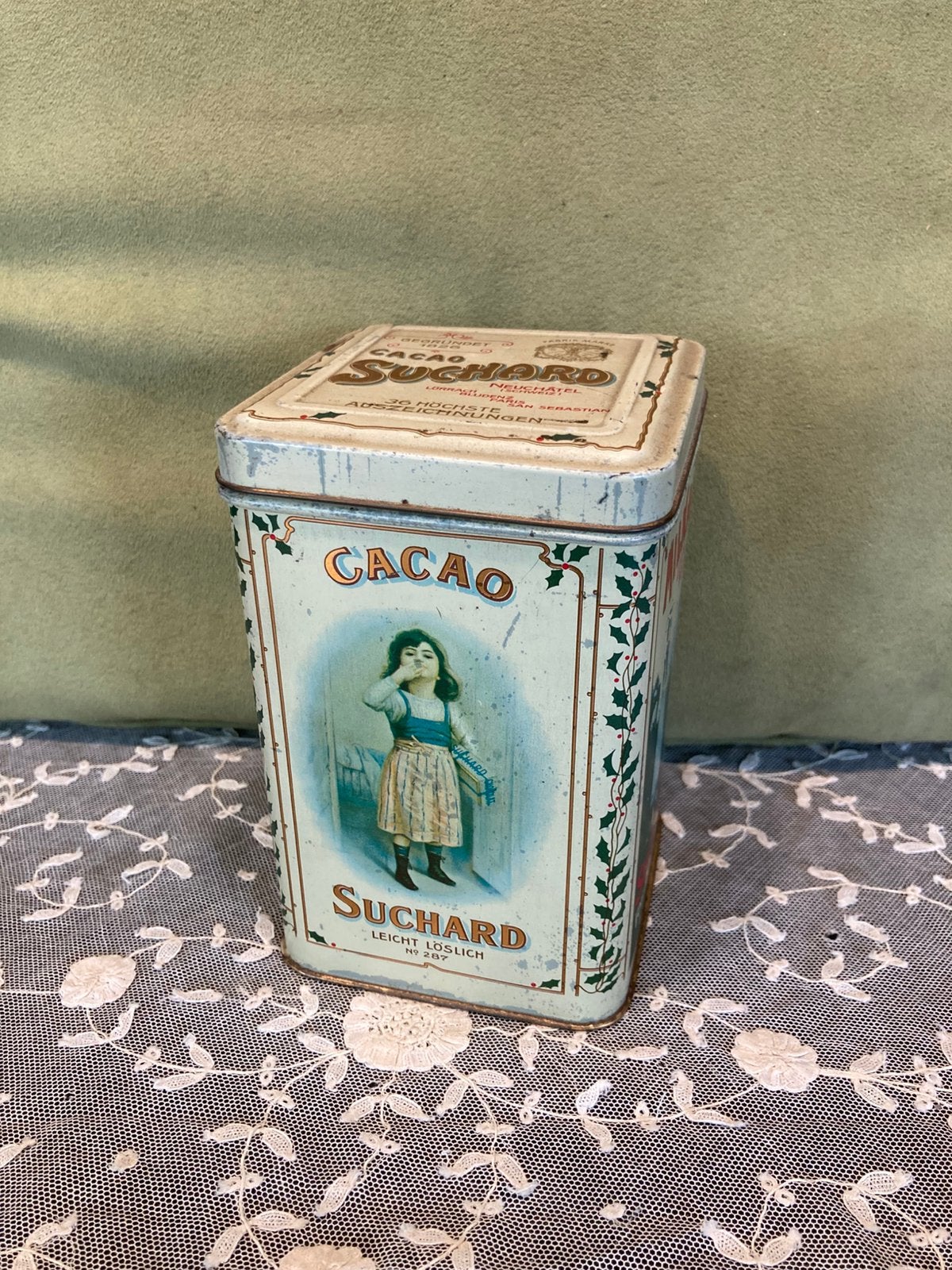 Kerstblikje Cacao (230924), Ophalen of Verzenden, Gebruikt