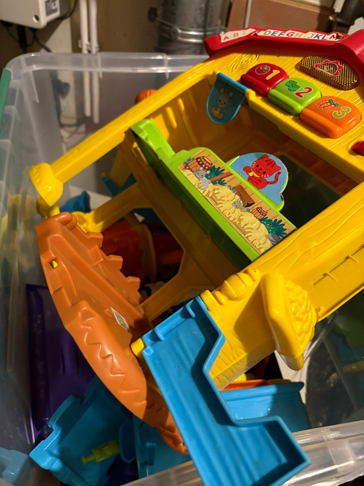 VTech Zoef Zoef Dieren Boerderij en meer - Grote Bak, Kinderen en Baby's, Speelgoed | Overig, Ophalen, Gebruikt, Jongen of Meisje