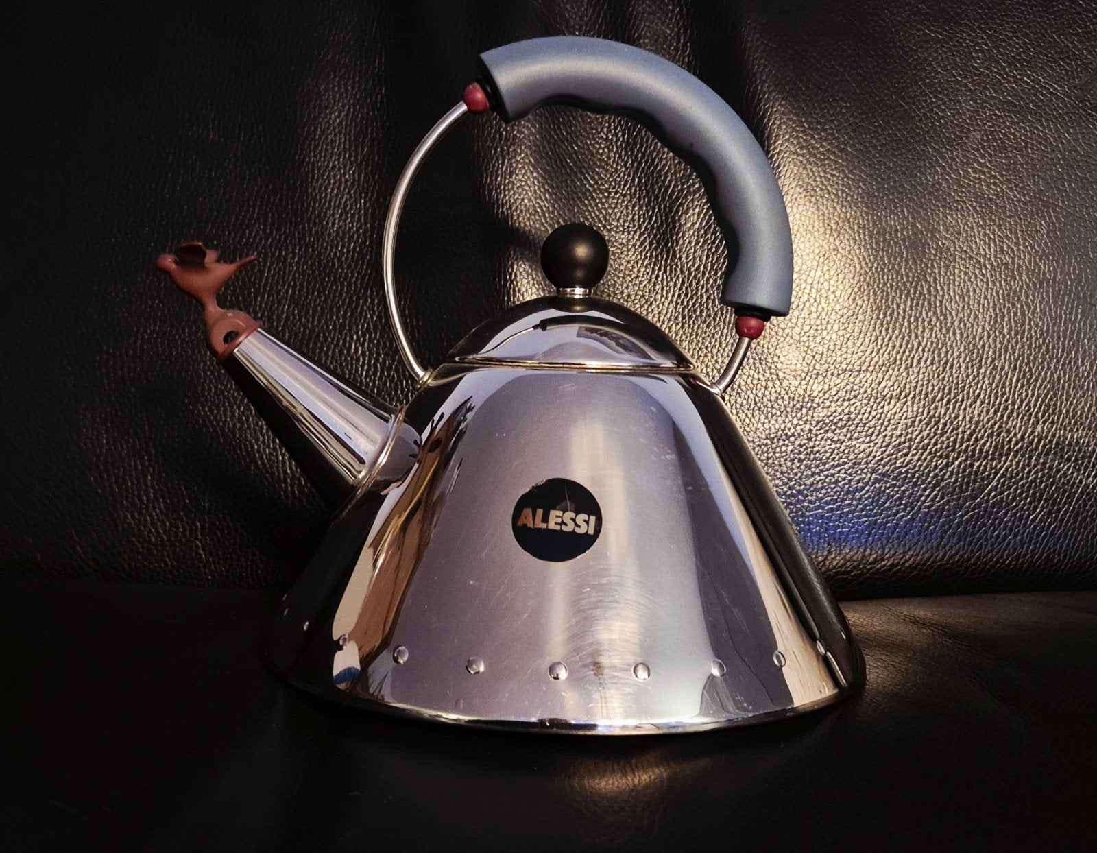 Alessi fluitketel, Theepot/fluitketel, Gebruikt, Zilver, Ophalen of Verzenden