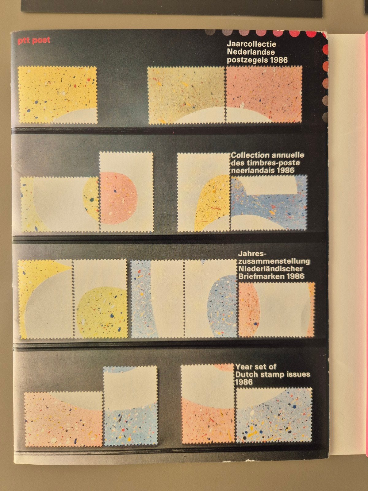 Postzegels Nederland Jaarcollectie 1986 Postfris, Ophalen of Verzenden, Nederland