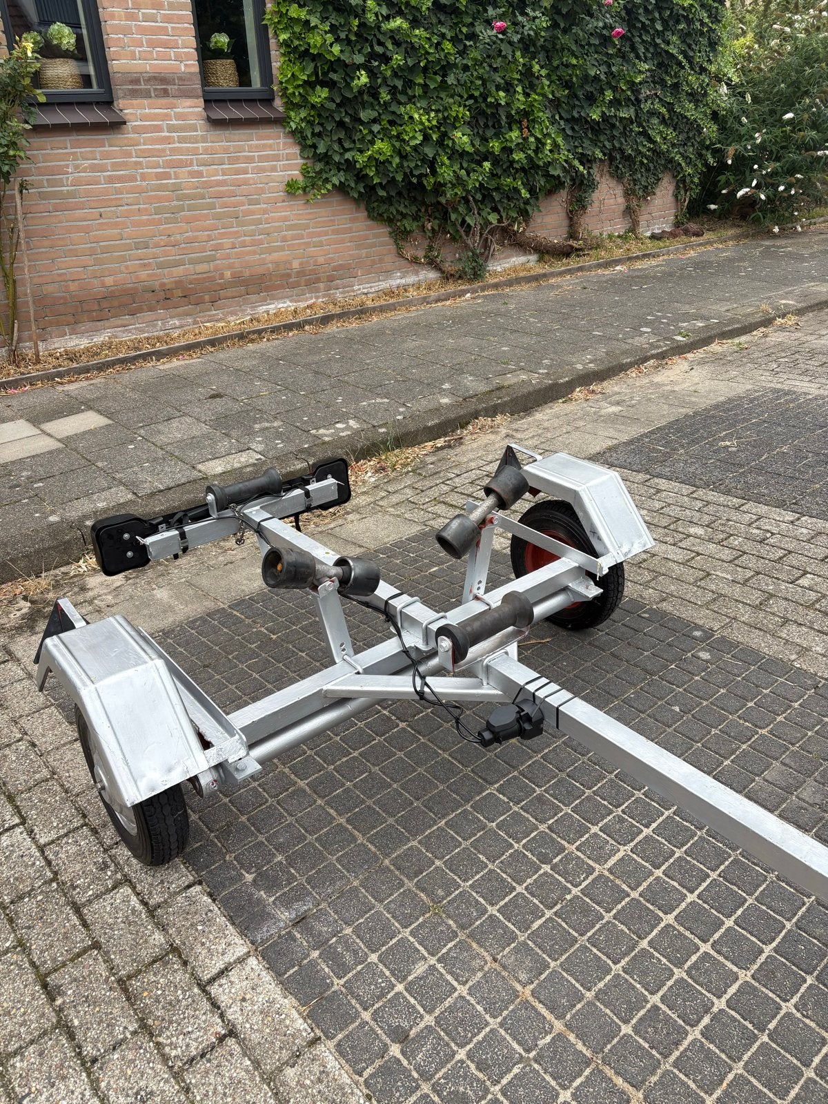 Boot trailer geschikt voor boten tot 3 meter, Watersport en Boten, Ophalen, Gebruikt, Overige typen, Zeilboot of Motorboot