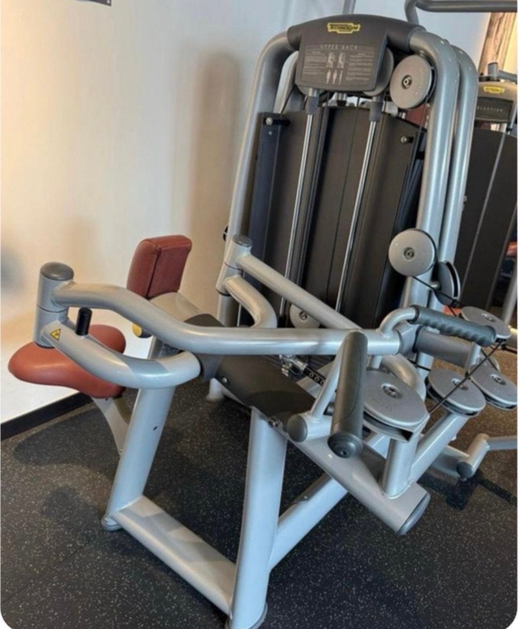 Technogym Krachtstation: Upperback, Shoulder, Triceps, Bicep, Ophalen of Verzenden, Zo goed als nieuw, Armen, Overige typen