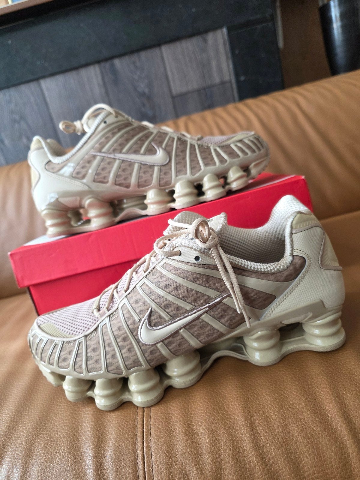 W NIKE SHOX TL MAAT 44, Bruin, Verzenden, Nike, Nieuw