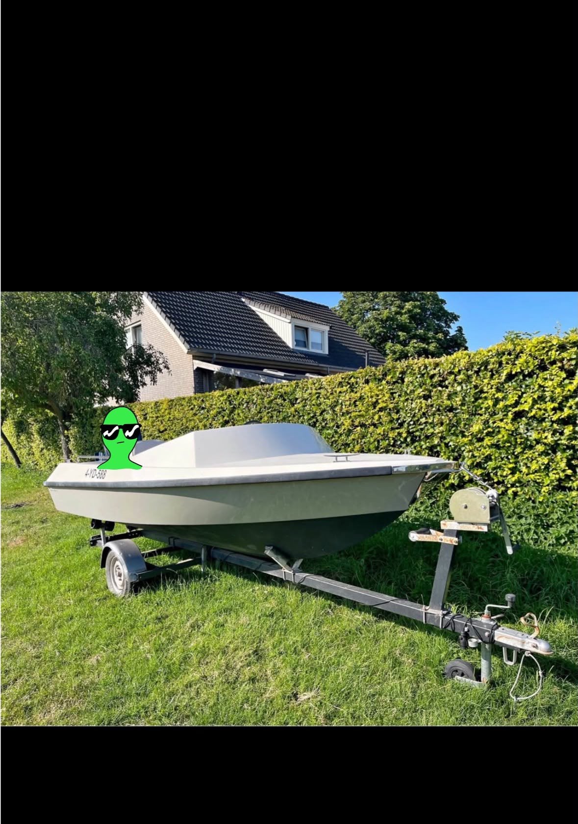 Nette speedboot met Evinrude 30 pk en trailer, Ophalen, Zo goed als nieuw, Buitenboordmotor