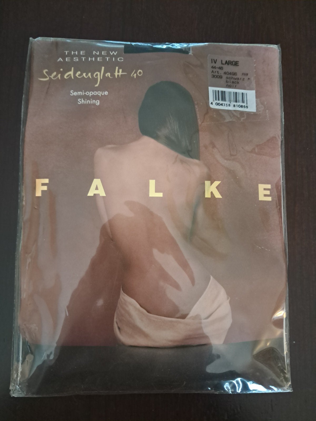 Falke seidenglatt 40 panty anthracite L, Ophalen of Verzenden, Nieuw, Zwart, Panty