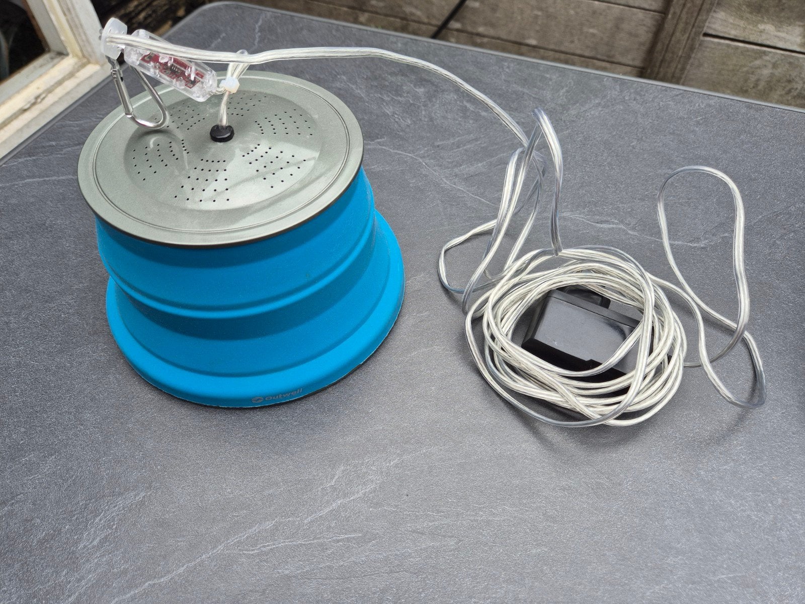 Outwell Collapsible Camping Lamp - Blauw, Ophalen of Verzenden, Zo goed als nieuw