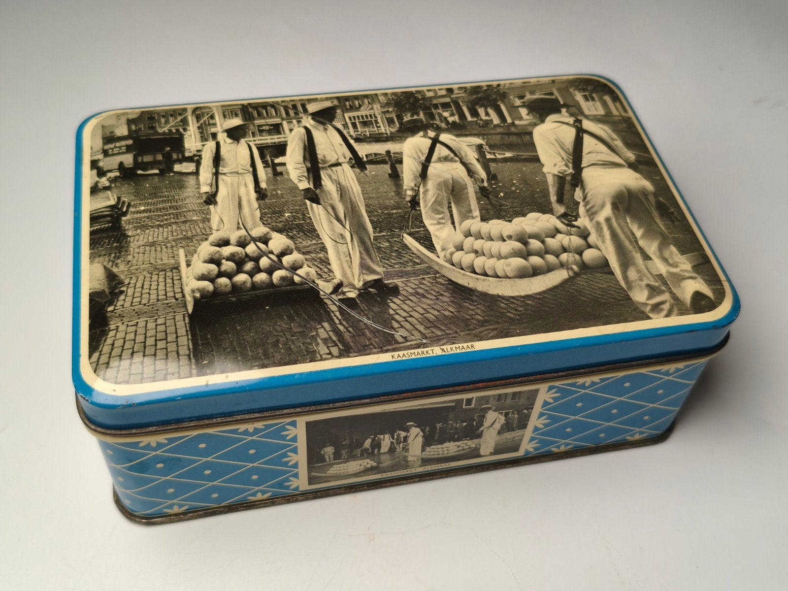 Vintage Koekblik Jaren '50-'70 - Kaasmarkt Alkmaar, Ophalen of Verzenden