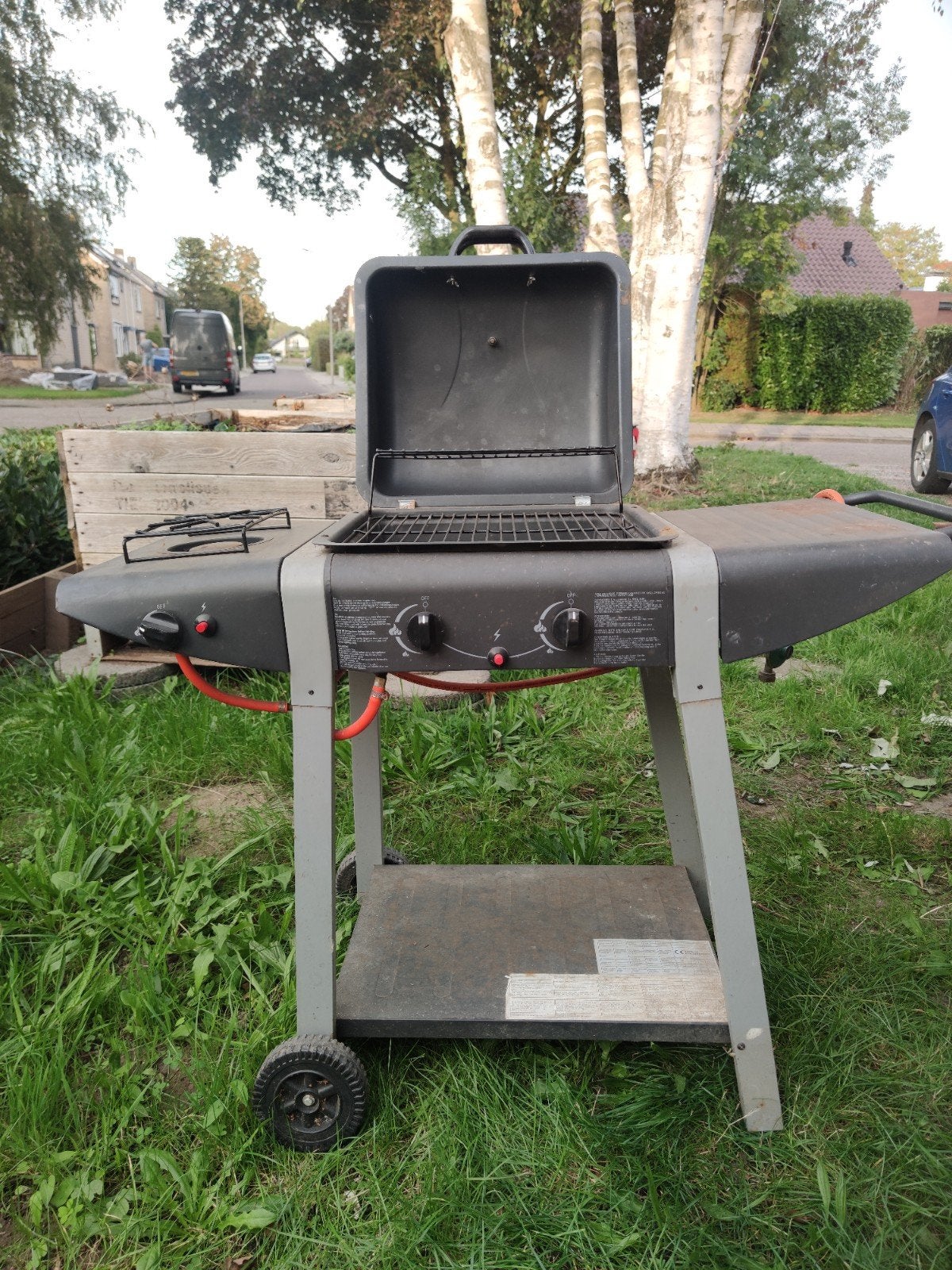 Garden Grill gas BBQ met zijbrander, Ophalen, Gebruikt, Garden Grill