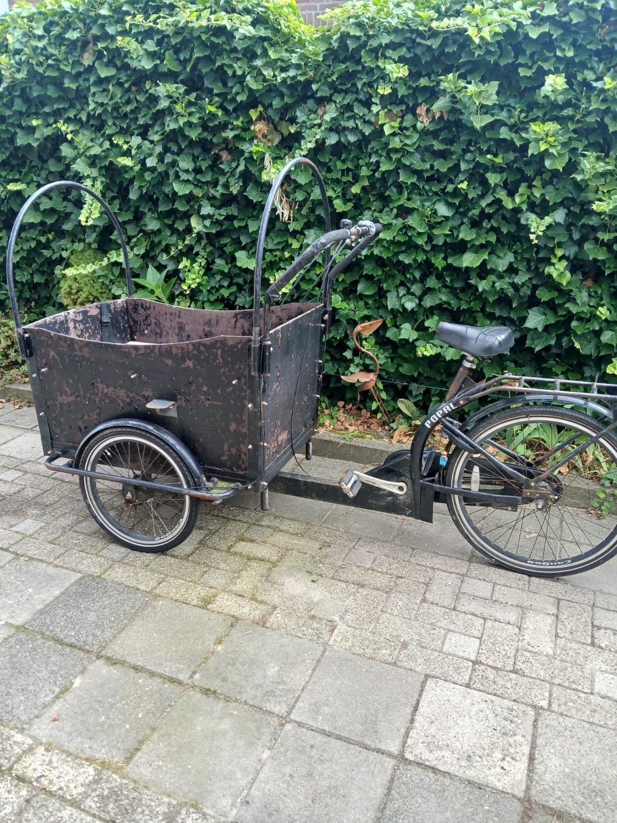 Popal bakfiets 7speed nexus opknapper, Fietsen en Brommers, Fietsen | Bakfietsen, Ophalen, Gebruikt, 4 kinderen of meer, Overige merken