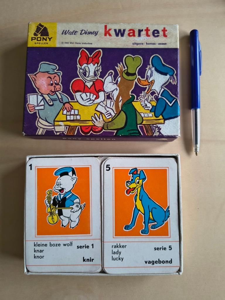 Oud Walt Disney kwartet, Ophalen of Verzenden, Gebruikt