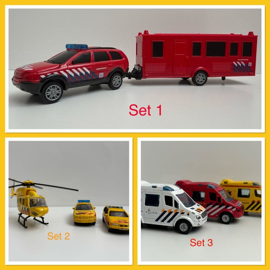 Hulpdiensten-Brandweer-politie-Ambulance ’stoere helikopter, Overige merken, Gebruikt, Auto, Groter dan 1:32
