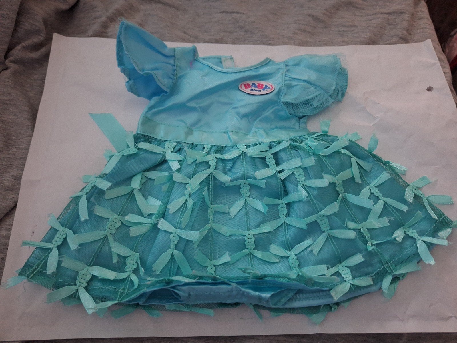Baby Born Pop Meisje 43 Cm Blauw Jurkje. Nieuw., Ophalen of Verzenden, Nieuw